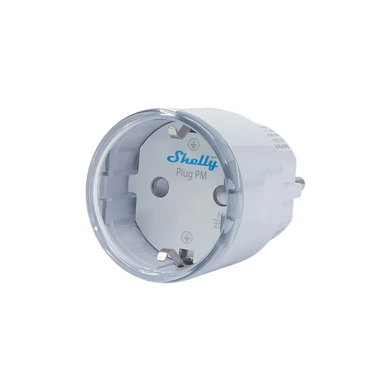 Shelly Plug PM Gen3 Matter 13A smart socket, white
